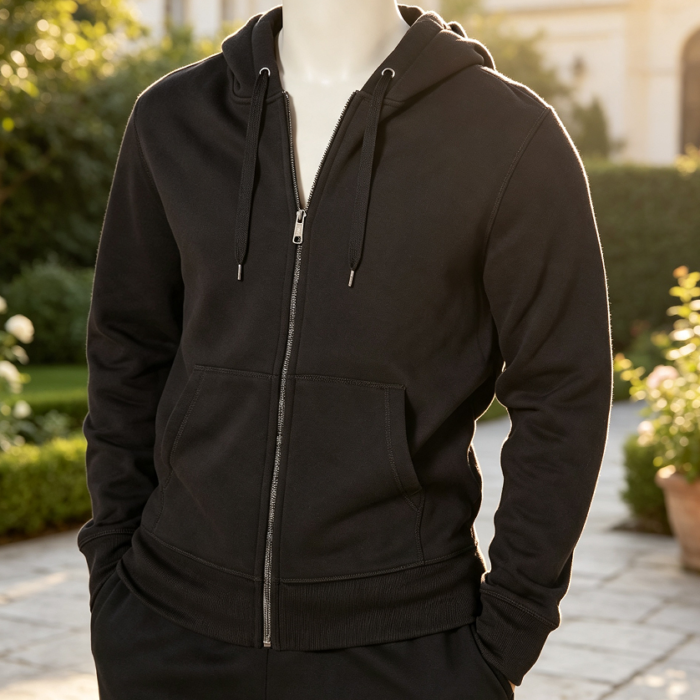 Full-Zip Fleece Hoodie in Big & Tall