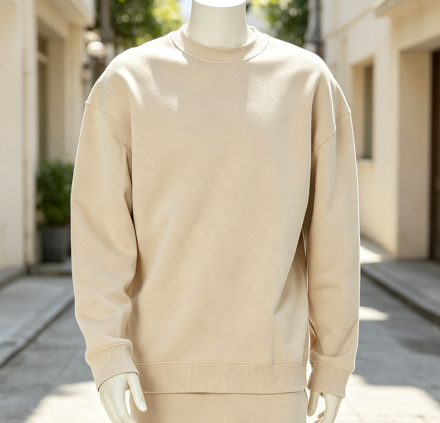 Oversized-Fit Crewneck Sweatshirt Big & Tall