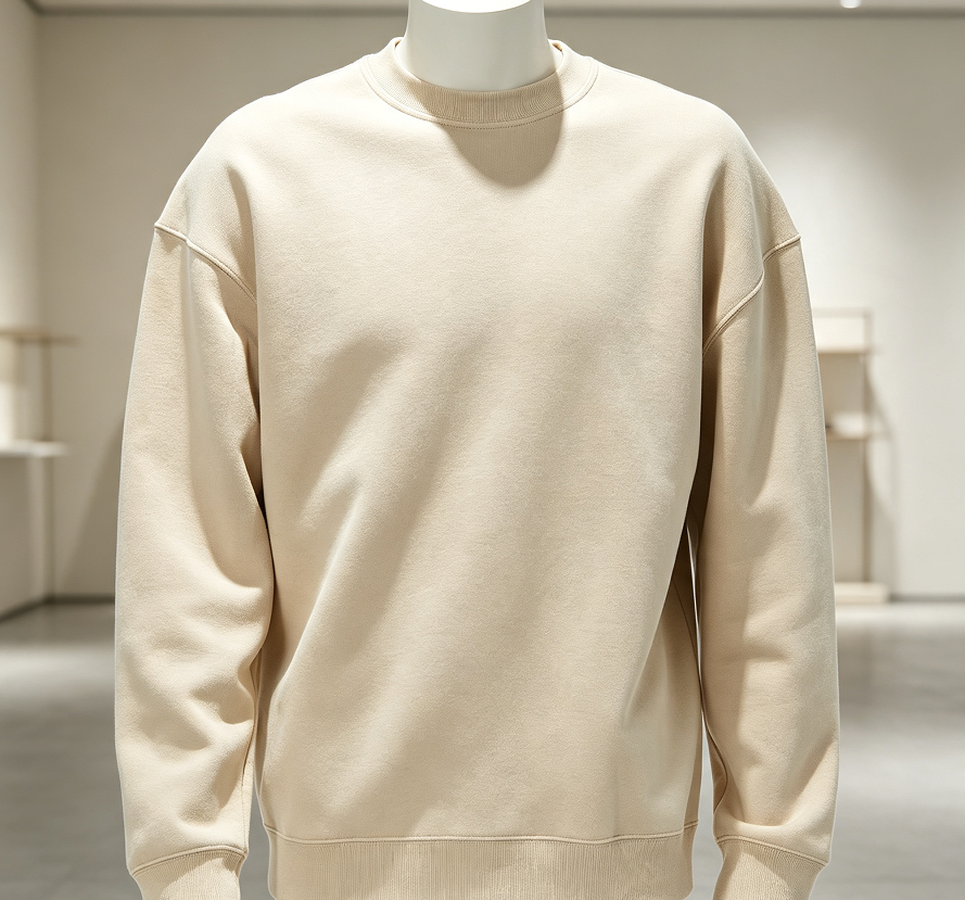 Oversized-Fit Crewneck Sweatshirt Big & Tall - Image 2