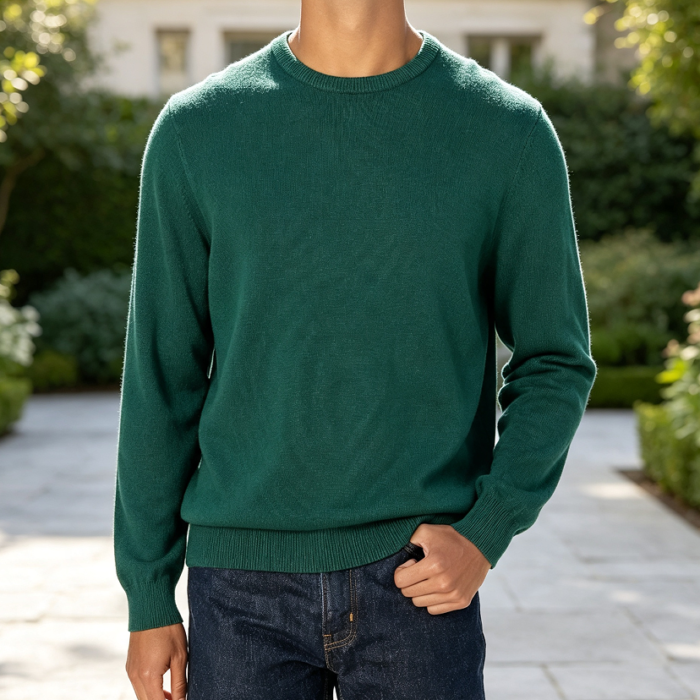 100% Cotton Crewneck Sweater Big & Tall