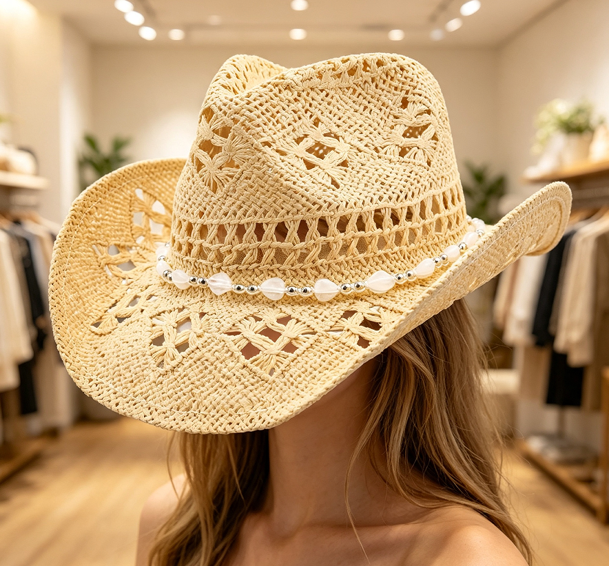 Shapeable Brim Cowboy Hat for Men and Women - Image 2