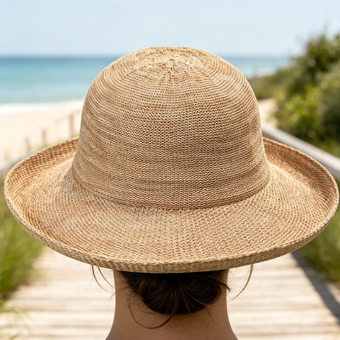 Petite or Medium Packable Adjustable Sun Hat