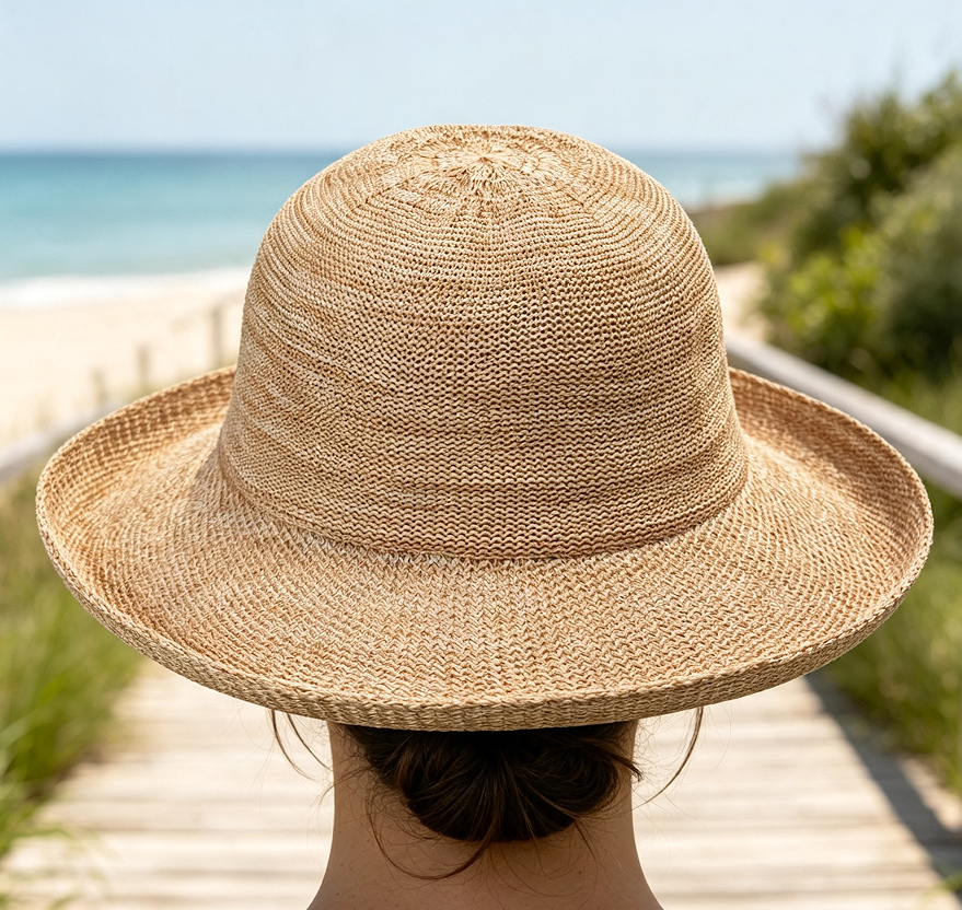 Petite or Medium Packable Adjustable Sun Hat