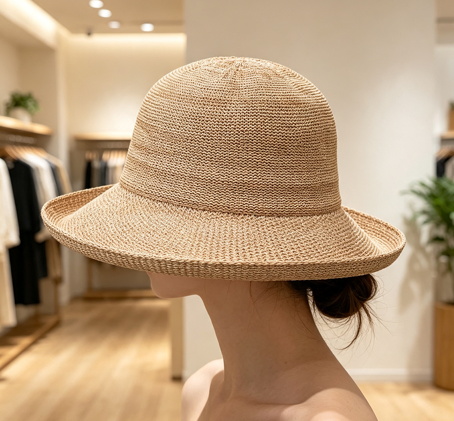 Petite or Medium Packable Adjustable Sun Hat - Image 2