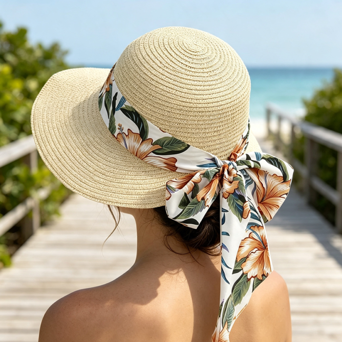 UPF 50+ Lightweight Foldable Beach Sun Hat