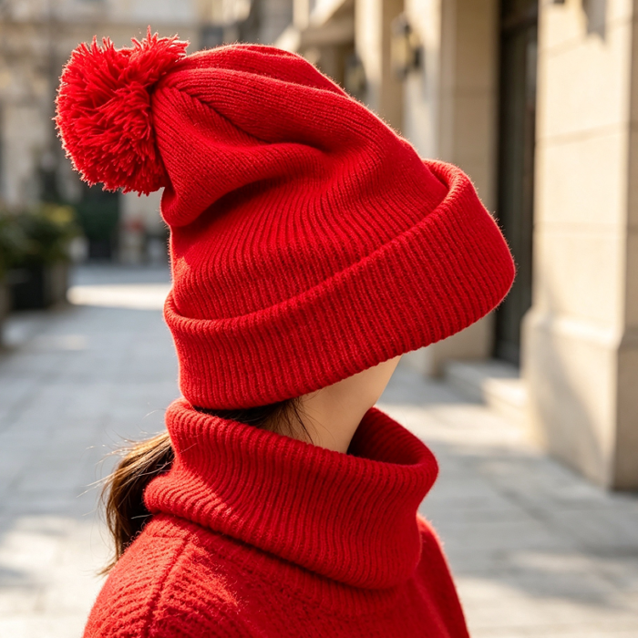 Slouchy Knitted Beanie for Men and Women